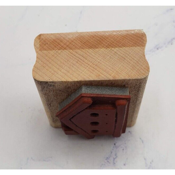 Stampin' Up! Bold Block House Wood Mounted Rubber Stamp - Picture 5 of 7